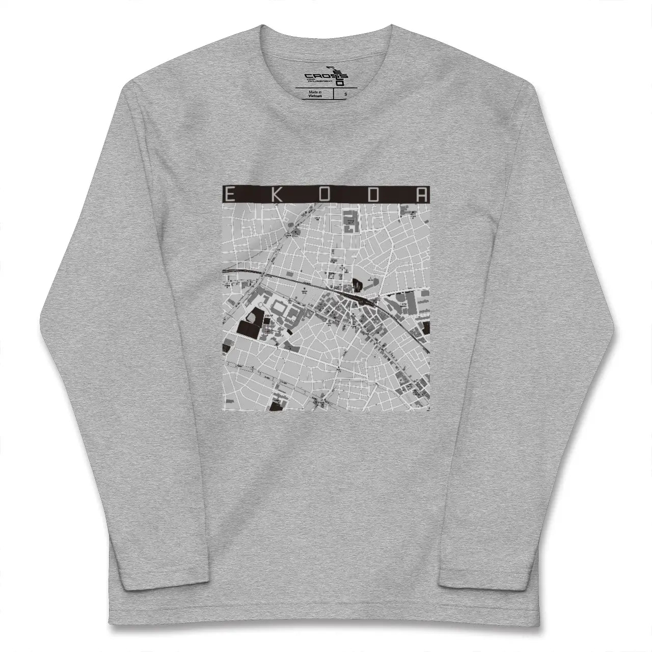 【江古田（東京都）】地図柄ロングスリーブTシャツ