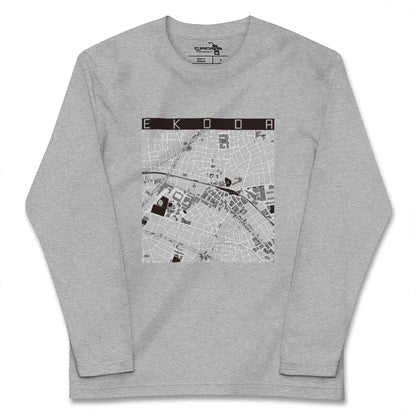 【江古田（東京都）】地図柄ロングスリーブTシャツ