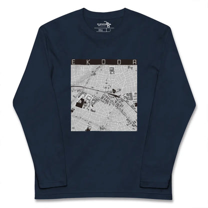 【江古田（東京都）】地図柄ロングスリーブTシャツ