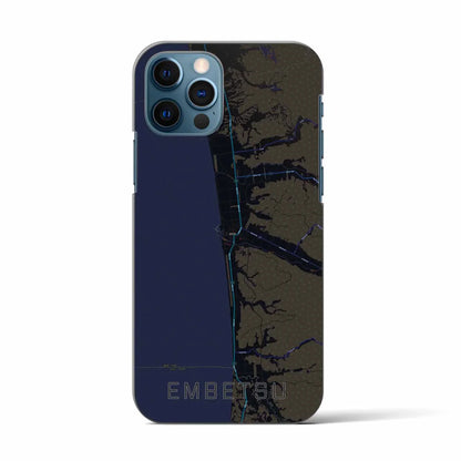 【遠別（北海道）】地図柄iPhoneケース（バックカバータイプ）