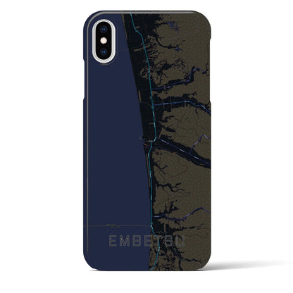 【遠別（北海道）】地図柄iPhoneケース（バックカバータイプ）