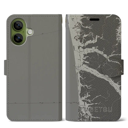 【遠別（北海道）】地図柄iPhoneケース（手帳タイプ）