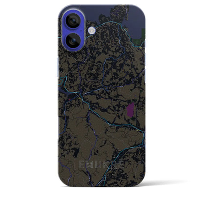 【江迎（長崎県）】地図柄iPhoneケース（バックカバータイプ）