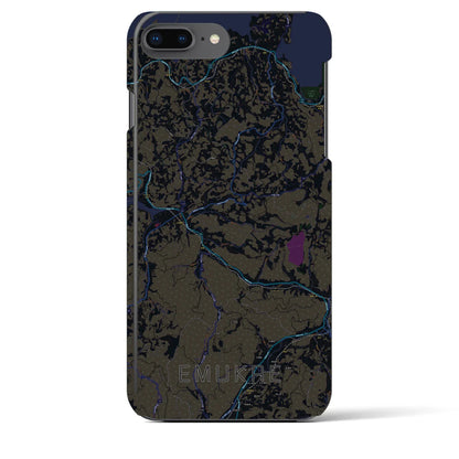 【江迎（長崎県）】地図柄iPhoneケース（バックカバータイプ）