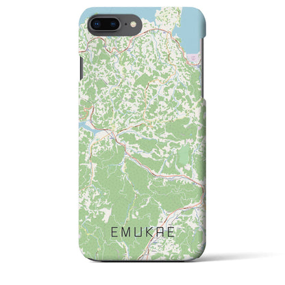 【江迎（長崎県）】地図柄iPhoneケース（バックカバータイプ）