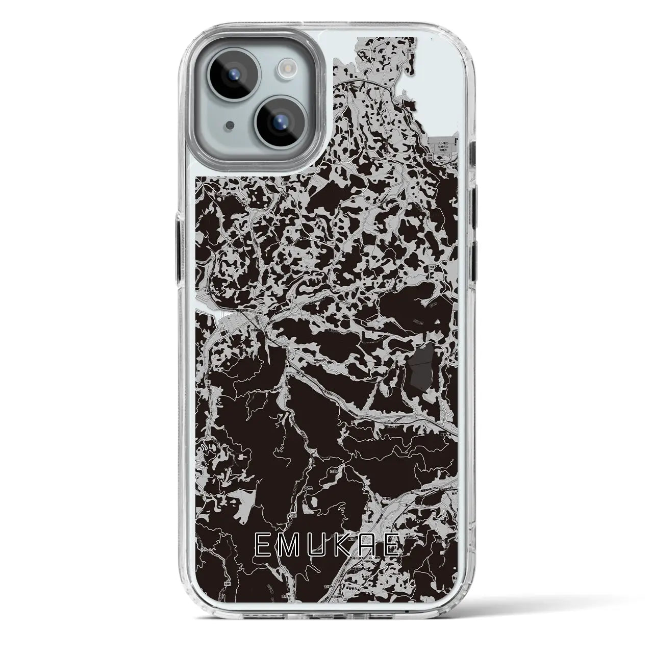 【江迎（長崎県）】地図柄iPhoneケース（MagSafeタイプ）