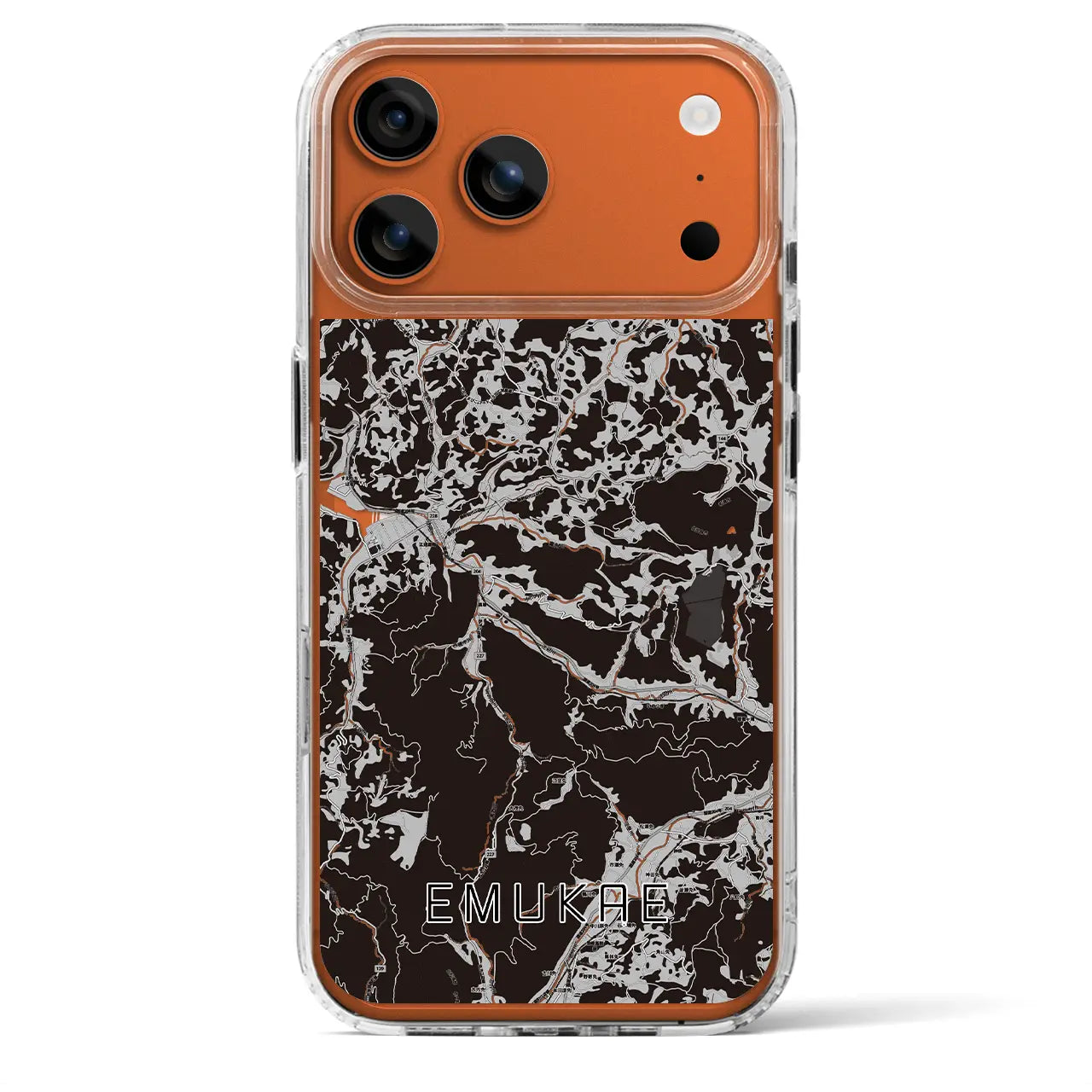 【江迎（長崎県）】地図柄iPhoneケース（MagSafeタイプ）