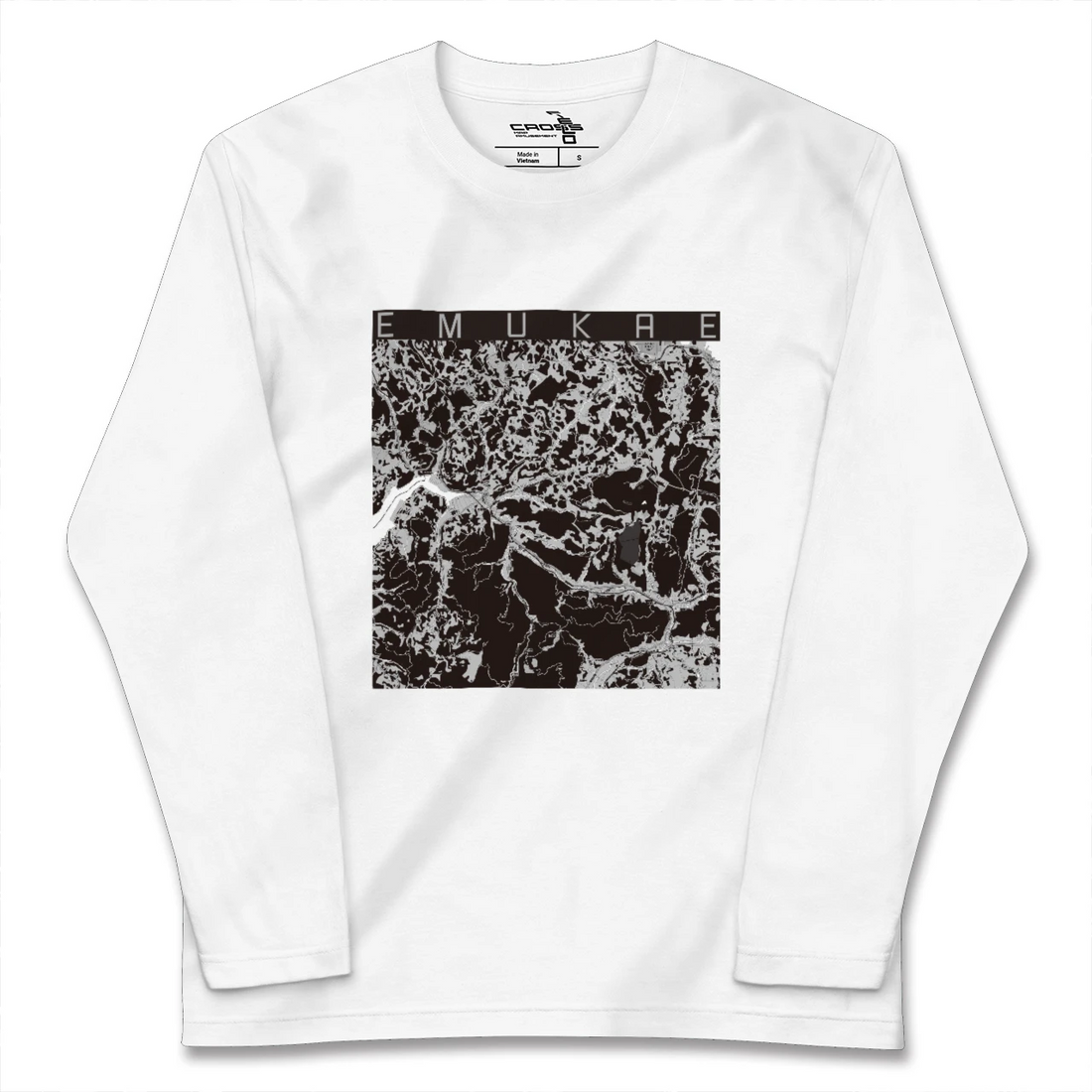 【江迎(長崎県)】地図柄ロングスリーブTシャツ