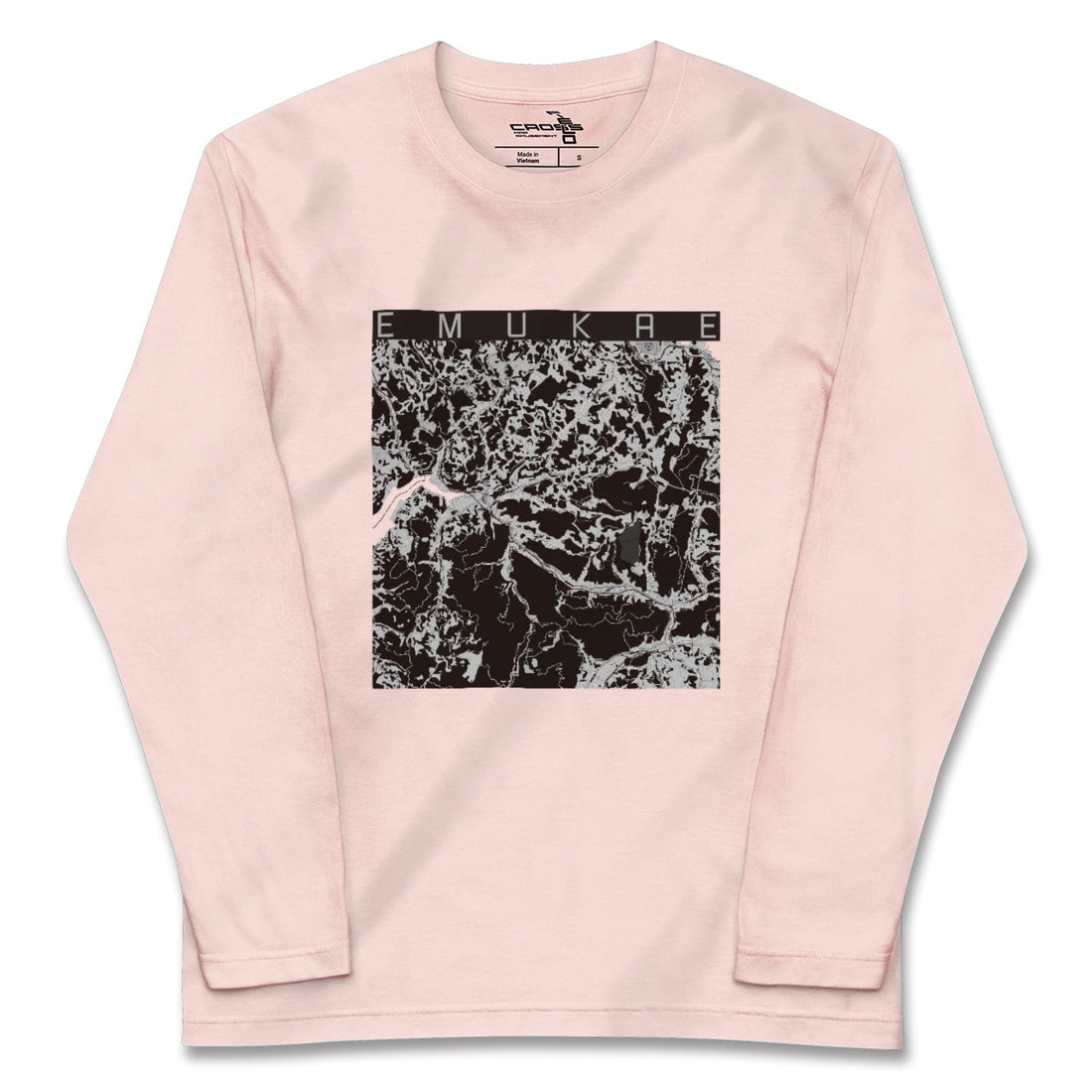 【江迎（長崎県）】地図柄ロングスリーブTシャツ