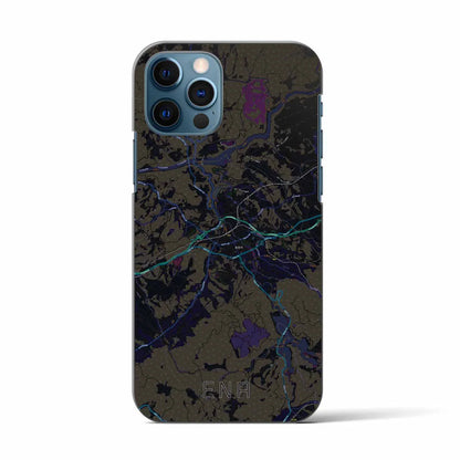 【恵那（岐阜県）】地図柄iPhoneケース（バックカバータイプ）