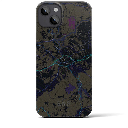 【恵那（岐阜県）】地図柄iPhoneケース（バックカバータイプ）