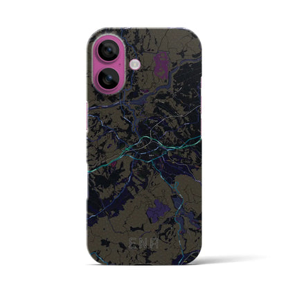 【恵那（岐阜県）】地図柄iPhoneケース（バックカバータイプ）