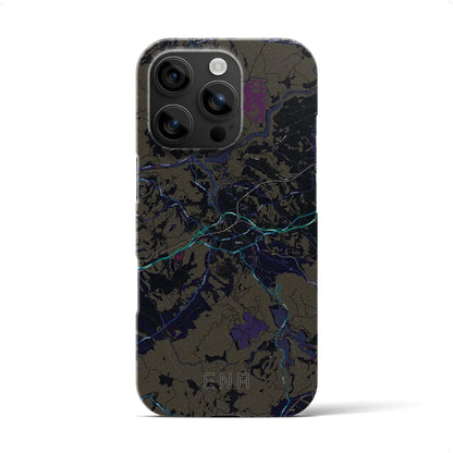 【恵那（岐阜県）】地図柄iPhoneケース（バックカバータイプ）