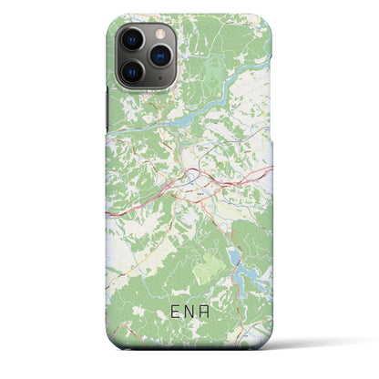 【恵那（岐阜県）】地図柄iPhoneケース（バックカバータイプ）