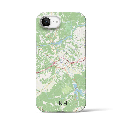 【恵那（岐阜県）】地図柄iPhoneケース（バックカバータイプ）