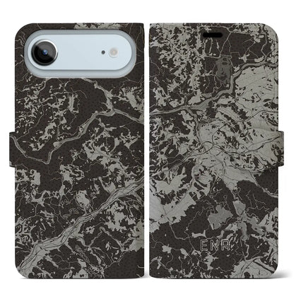 【恵那（岐阜県）】地図柄iPhoneケース（手帳タイプ）