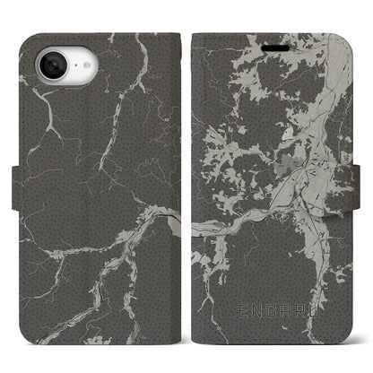 【遠軽（北海道）】地図柄iPhoneケース（手帳タイプ）