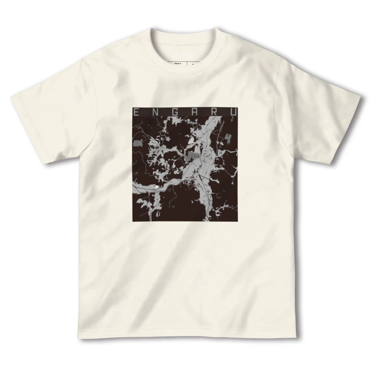 【遠軽（北海道）】地図柄ヘビーウェイトTシャツ