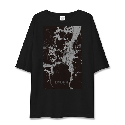 【遠軽（北海道）】地図柄ビッグシルエットTシャツ