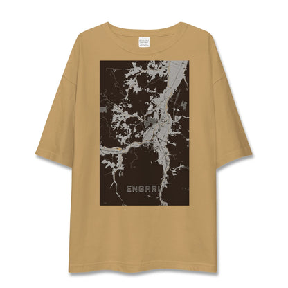 【遠軽（北海道）】地図柄ビッグシルエットTシャツ