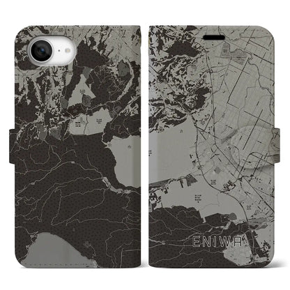 【恵庭（北海道）】地図柄iPhoneケース（手帳タイプ）