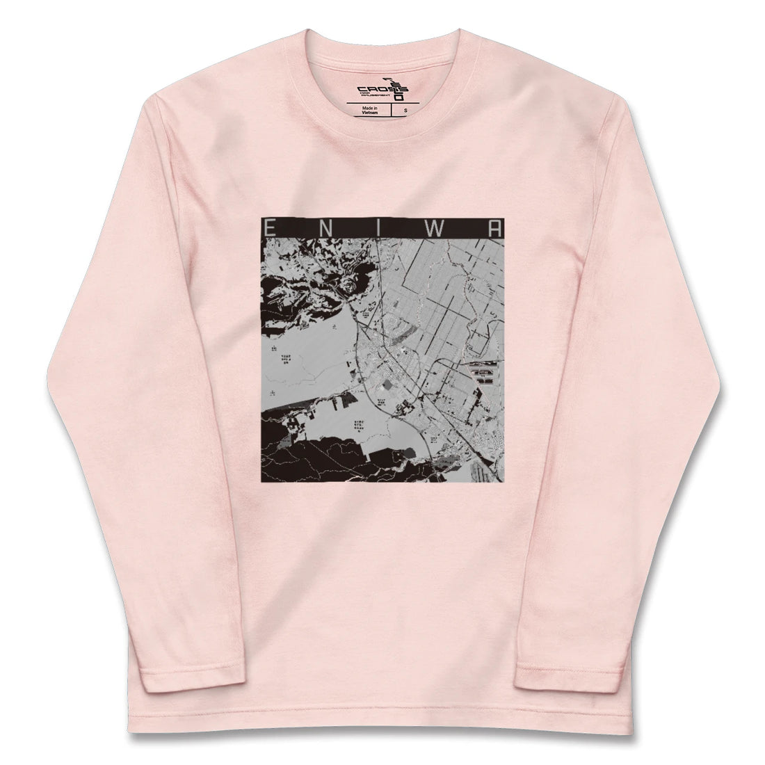 【恵庭(北海道)】地図柄ロングスリーブTシャツ