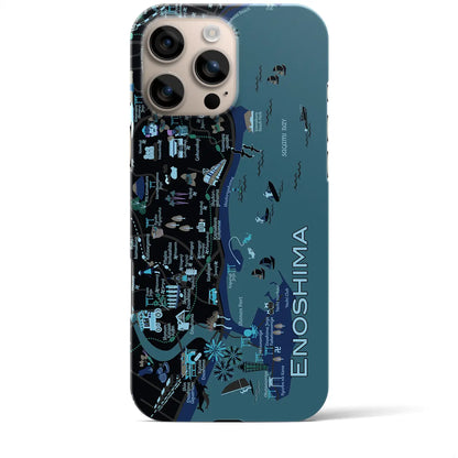 【江ノ島】イラストマップiPhoneケース（バックカバータイプ）