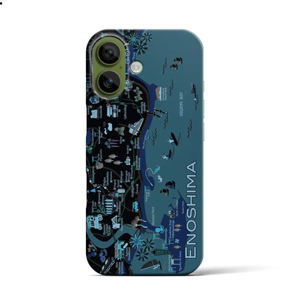 【江ノ島】イラストマップiPhoneケース（バックカバータイプ）