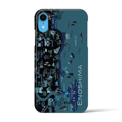 【江ノ島】イラストマップiPhoneケース（バックカバータイプ）