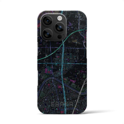 【江坂（大阪府）】地図柄iPhoneケース（バックカバータイプ）