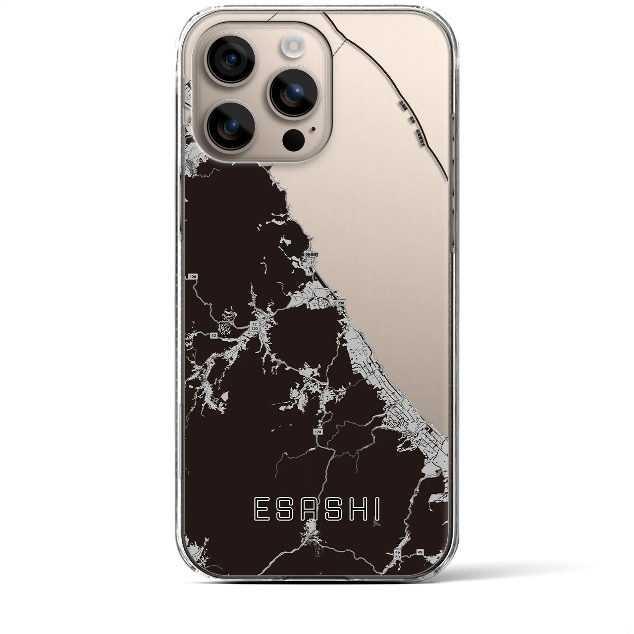 【枝幸（北海道）】地図柄iPhoneケース（クリアタイプ）