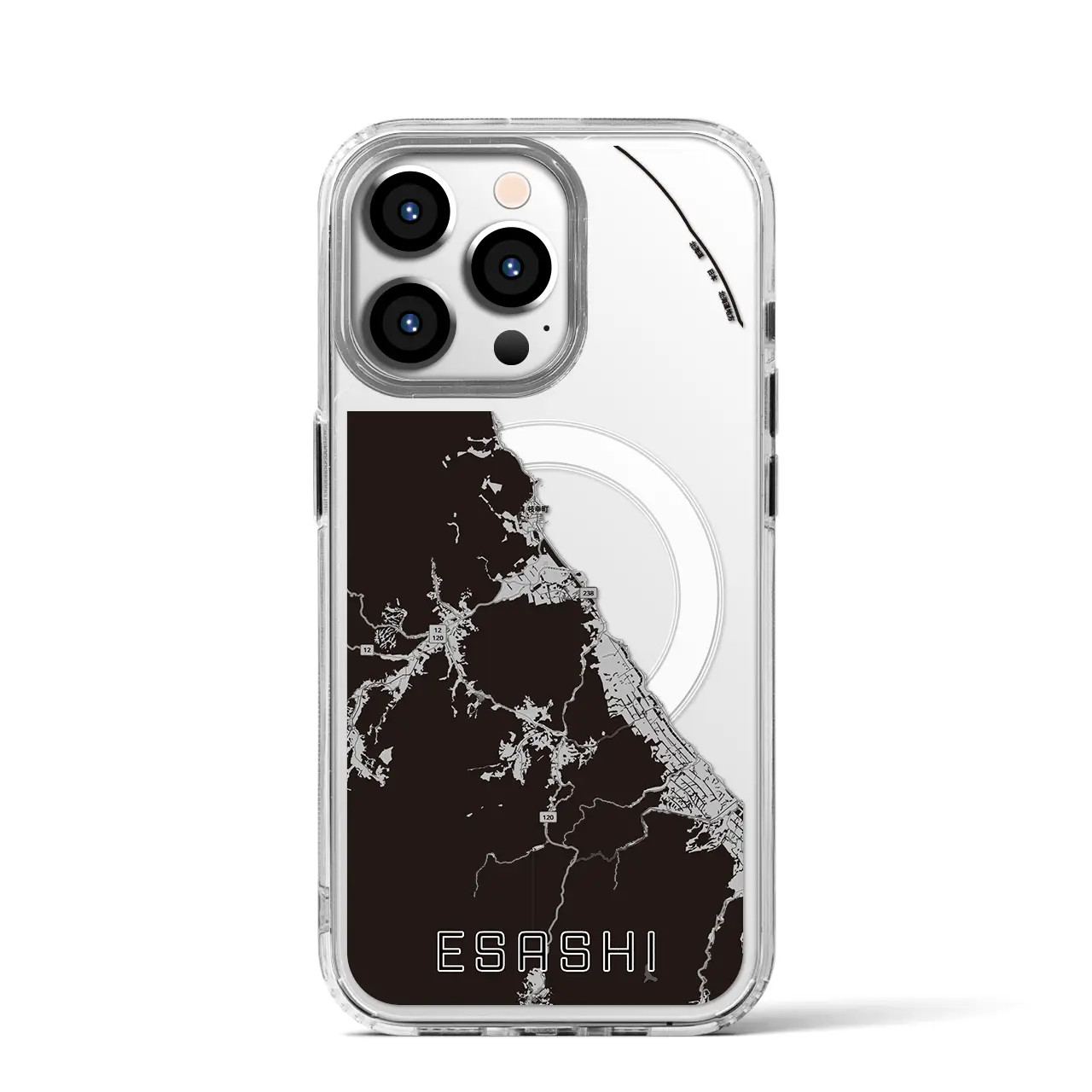 【枝幸（北海道）】地図柄iPhoneケース（MagSafeタイプ）