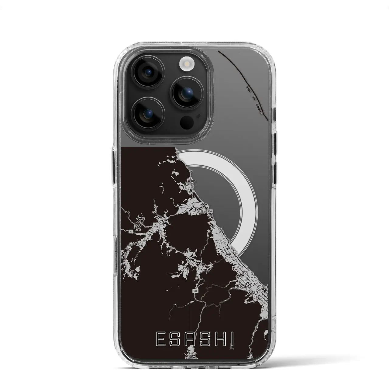 【枝幸（北海道）】地図柄iPhoneケース（MagSafeタイプ）