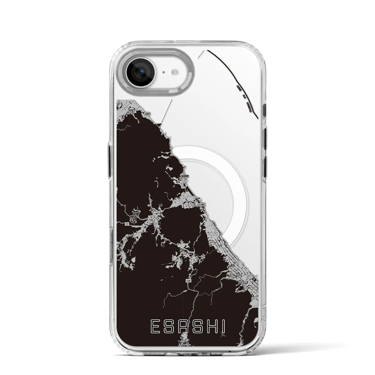 【枝幸（北海道）】地図柄iPhoneケース（MagSafeタイプ）