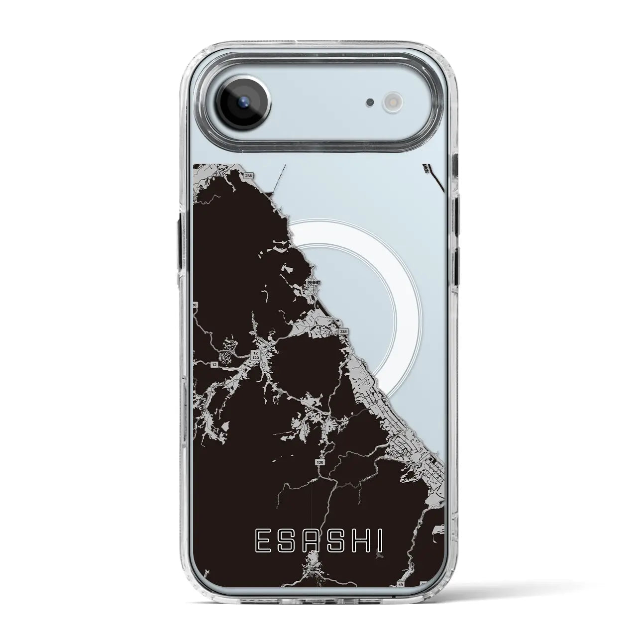【枝幸（北海道）】地図柄iPhoneケース（MagSafeタイプ）