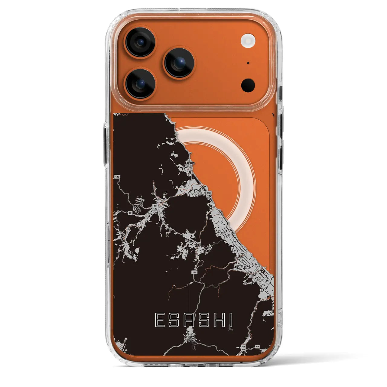【枝幸（北海道）】地図柄iPhoneケース（MagSafeタイプ）