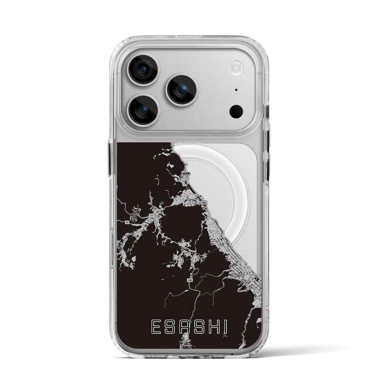 【枝幸（北海道）】地図柄iPhoneケース（MagSafeタイプ）