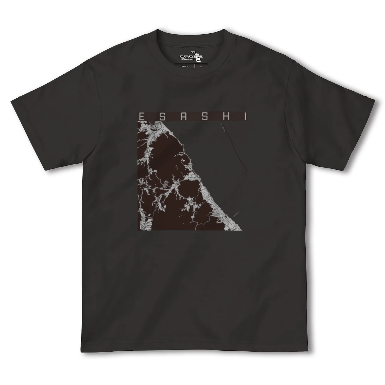 【枝幸（北海道）】地図柄ヘビーウェイトTシャツ