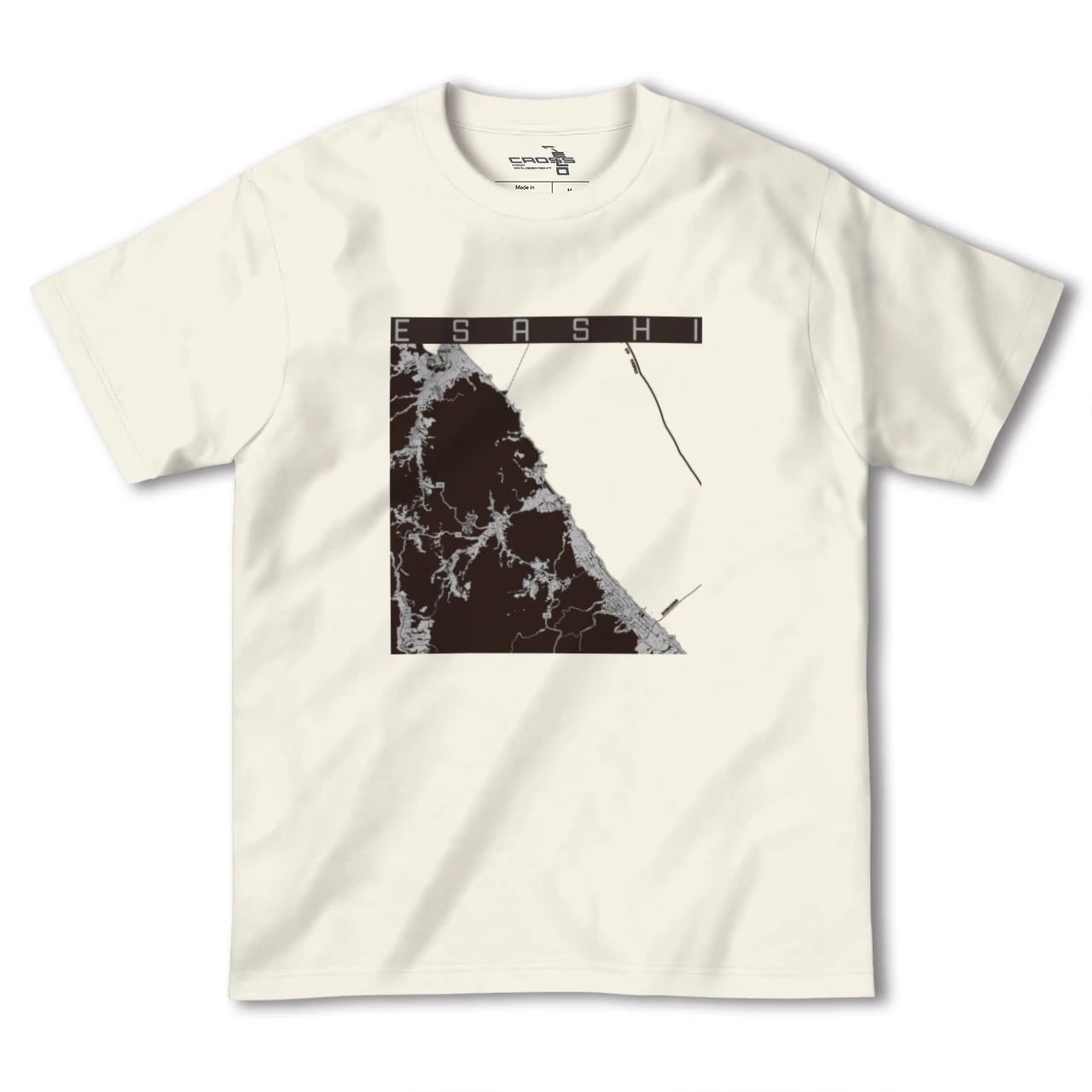 【枝幸（北海道）】地図柄ヘビーウェイトTシャツ