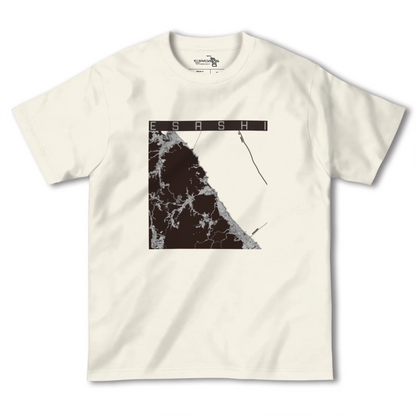 【枝幸（北海道）】地図柄ヘビーウェイトTシャツ