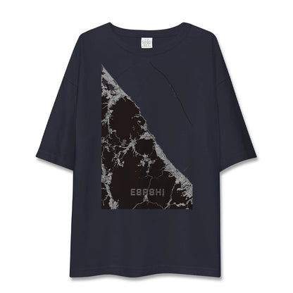 【枝幸（北海道）】地図柄ビッグシルエットTシャツ