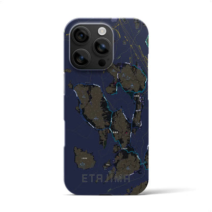 【江田島2（広島県）】地図柄iPhoneケース（バックカバータイプ）