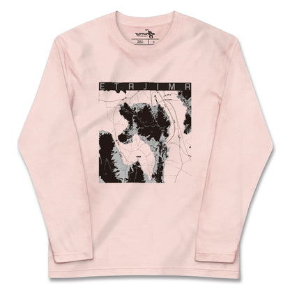 【江田島（広島県）】地図柄ロングスリーブTシャツ