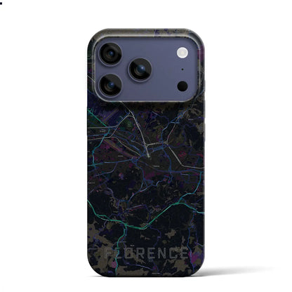 【フィレンツェ（イタリア）】地図柄iPhoneケース（バックカバータイプ）