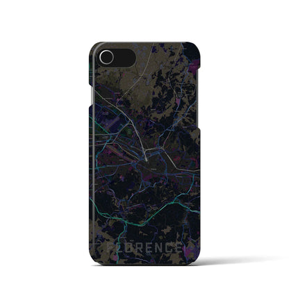 【フィレンツェ（イタリア）】地図柄iPhoneケース（バックカバータイプ）
