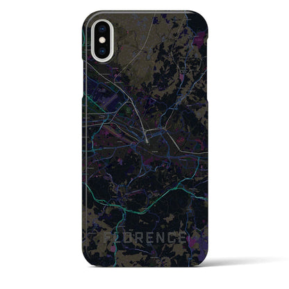 【フィレンツェ（イタリア）】地図柄iPhoneケース（バックカバータイプ）