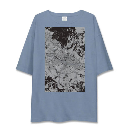 【フィレンツェ（イタリア）】地図柄ビッグシルエットTシャツ