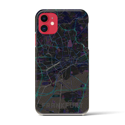 【フランクフルト（ドイツ）】地図柄iPhoneケース（バックカバータイプ）
