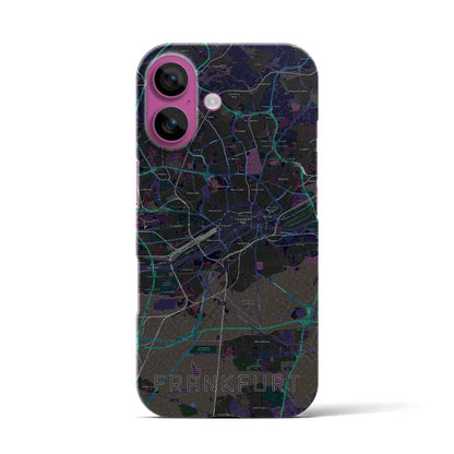 【フランクフルト（ドイツ）】地図柄iPhoneケース（バックカバータイプ）