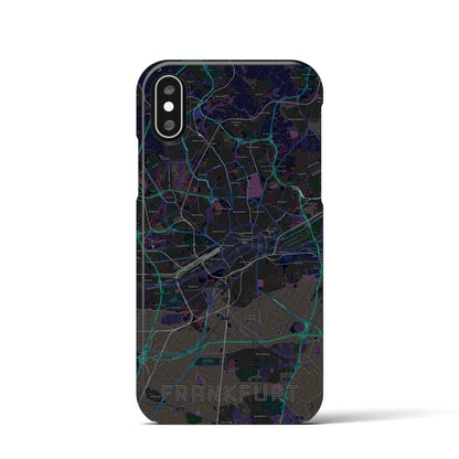 【フランクフルト（ドイツ）】地図柄iPhoneケース（バックカバータイプ）
